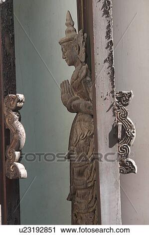 Apsara statue at the entrance of Mandarin Oriental Dhara Dhevi, Chiang Mai, Thailand View Large Photo Image Stock Image - Apsara statue at the entrance of Mandarin Oriental Dhara Dhevi, Chiang Mai, Thailand. Fotosearch