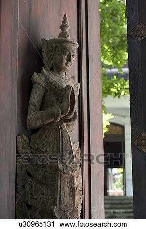 Apsara statue at the entrance of Mandarin Oriental Dhara Dhevi, Chiang Mai, Thailand View Large Photo Image Stock Image - Apsara statue at the entrance of Mandarin Oriental Dhara Dhevi, Chiang Mai, Thailand. Fotosearch