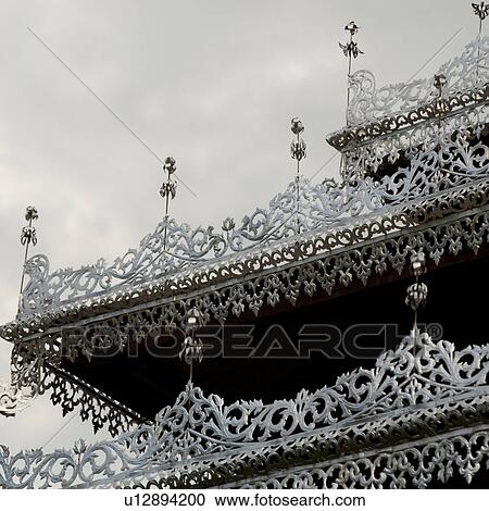Architectural details of a building, Thailand View Large Photo Image Stock Image - Architectural details of a building, Thailand. Fotosearch