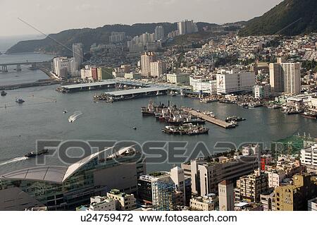 Busan Harbor, Busan, Yeongnam, South Korea View Large Photo Image Stock Image - Busan Harbor, Busan, Yeongnam, South Korea. Fotosearch