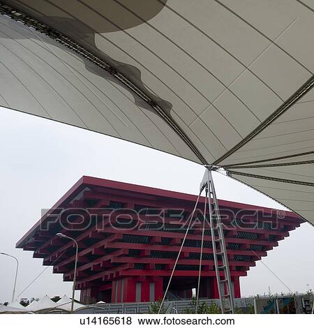 China pavilion at Shanghai World Expo, Shanghai, China View Large Photo Image Stock Photo - China pavilion at Shanghai World Expo, Shanghai, China. Fotosearch
