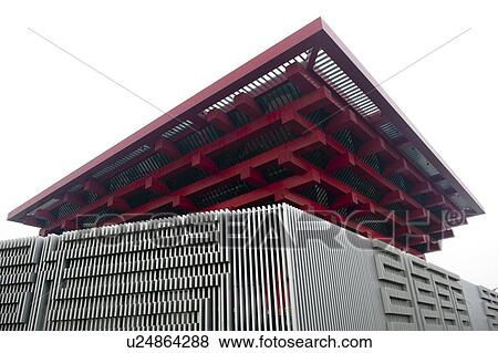 China pavilion at Shanghai World Expo, Shanghai, China View Large Photo Image Stock Photo - China pavilion at Shanghai World Expo, Shanghai, China. Fotosearch