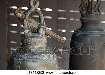 Close-up of a bell in Wat Phra That Doi Kong Mu temple, Mae Hong Son, Thailand View Large Photo Image Stock Image - Close-up of a bell in Wat Phra That Doi Kong Mu temple, Mae Hong Son, Thailand. Fotosearch