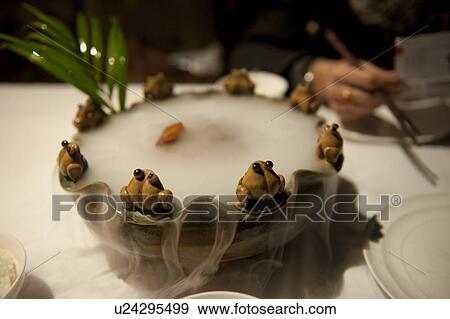 Stock Photo - Close-up of a Chinese dish, Back Lakes, Beijing, China. Fotosearch