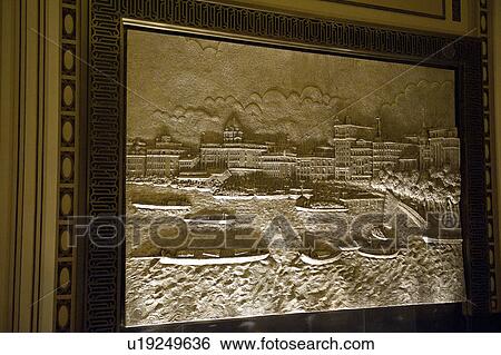 Stock Photograph - Close-up of a painting, Shanghai, China. Fotosearch