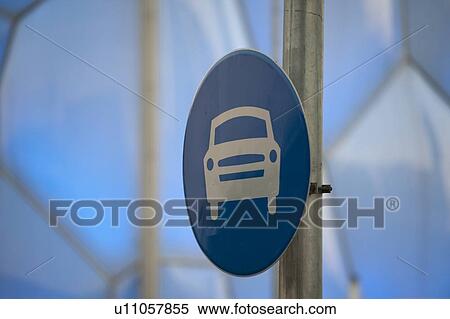 Stock Photography - Close-up of a signboard at the Beijing National Aquatics Center, Olympic Green, Beijing, China. Fotosearch