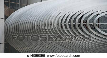 Stock Photograph - Close-up of a spiral sculpture, Shanghai, China. Fotosearch