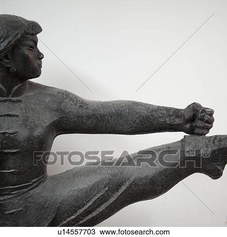 Stock Image - Close-up of a statue in the Ke Center for the Contemporary Arts, Shanghai, China. Fotosearch