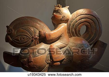 Stock Photography - Close-up of a statue in the Ke Center for the Contemporary Arts, Shanghai, China. Fotosearch