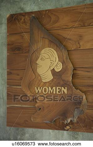 Close-up of a Women's restroom sign, Thailand View Large Photo Image Stock Image - Close-up of a Women's restroom sign, Thailand. Fotosearch