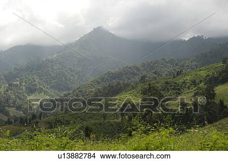 Clouds over mountains, Thailand View Large Photo Image Picture - Clouds over mountains, Thailand. Fotosearch