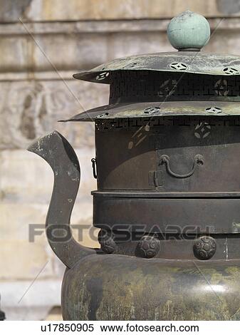 Decorative urn at the Forbidden City, Beijing, China View Large Photo Image Stock Photography - Decorative urn at the Forbidden City, Beijing, China. Fotosearch