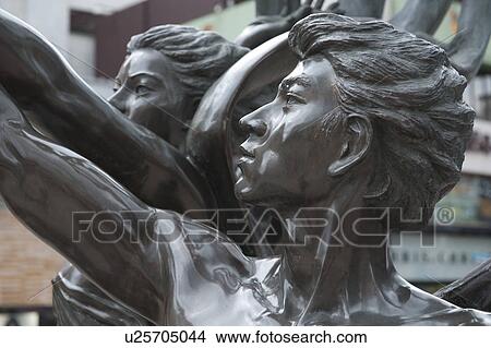 Details of a sculpture, Busan, Yeongnam, South Korea View Large Photo Image Picture - Details of a sculpture, Busan, Yeongnam, South Korea. Fotosearch