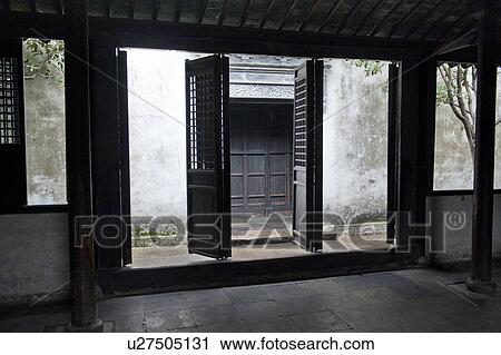 Door of a house, Zhouzhuang, Jiangsu Province, China View Large Photo Image Stock Image - Door of a house, Zhouzhuang, Jiangsu Province, China. Fotosearch