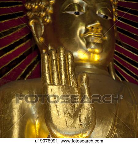 Golden statue of Buddha at Wat Phra Singh, Chiang Mai, Thailand View Large Photo Image Stock Image - Golden statue of Buddha at Wat Phra Singh, Chiang Mai, Thailand. Fotosearch