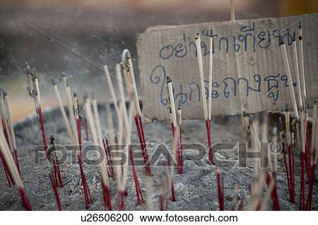 Incense sticks at Wat Phrathat Doi Suthep temple, Chiang Mai, Thailand View Large Photo Image Stock Image - Incense sticks at Wat Phrathat Doi Suthep temple, Chiang Mai, Thailand. Fotosearch