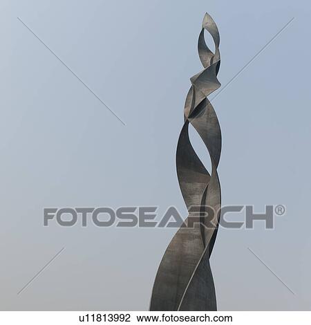 Stock Image - Low angle view of a sculpture, Tianjin, China. Fotosearch