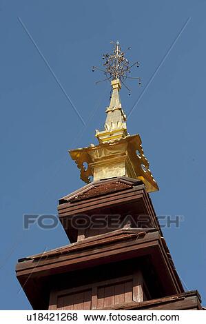 Stock Photo - Low angle view of Mandarin Oriental Dhara Dhevi, Chiang Mai, Thailand. Fotosearch
