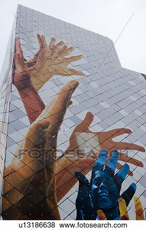 Stock Photo - Murals on Philippine pavilion at the Shanghai World Expo, Shanghai, China. Fotosearch