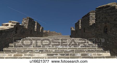 Mutianyu section of the Great Wall of China, Beijing, China View Large Photo Image Stock Photo - Mutianyu section of the Great Wall of China, Beijing, China. Fotosearch