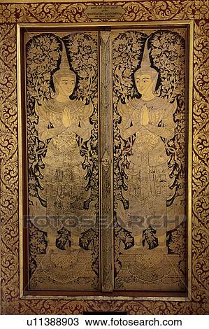 Paintings on the window in Wat Phra Singh, Chiang Mai, Thailand View Large Photo Image Stock Image - Paintings on the window in Wat Phra Singh, Chiang Mai, Thailand. Fotosearch