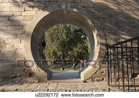 People viewed through an archway, Temple Of Heaven, Beijing, China View Large Photo Image Stock Image - People viewed through an archway, Temple Of Heaven, Beijing, China. Fotosearch