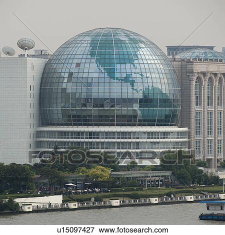 Shanghai International Convention Center, Huangpu River, Pudong, Shanghai, China View Large Photo Image Stock Photo - Shanghai International Convention Center, Huangpu River, Pudong, Shanghai, China. Fotosearch