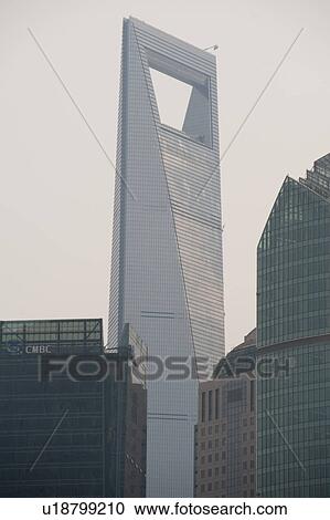 Skyscrapers in a city, Lujiazui, Pudong, Shanghai, China View Large Photo Image Stock Image - Skyscrapers in a city, Lujiazui, Pudong, Shanghai, China. Fotosearch