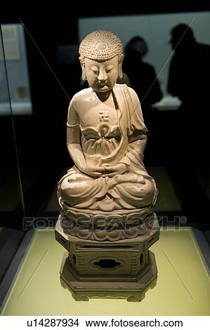 Statue of Buddha in the Shanghai Museum, Shanghai, China View Large Photo Image Picture - Statue of Buddha in the Shanghai Museum, Shanghai, China. Fotosearch