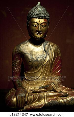 Statue of Buddha in the Shanghai Museum, Shanghai, China View Large Photo Image Stock Photo - Statue of Buddha in the Shanghai Museum, Shanghai, China. Fotosearch