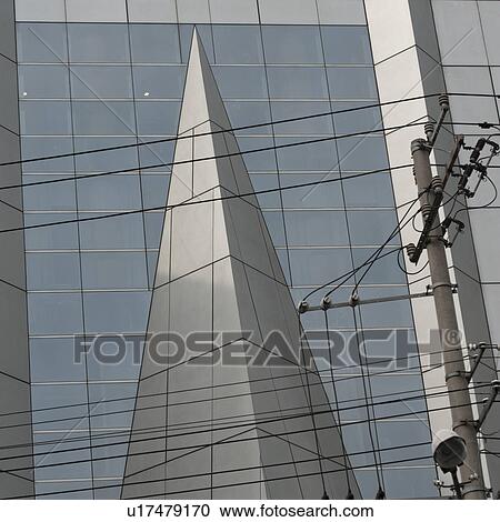 Stock Image - Tomorrow Square tower at People's Square, Shanghai, China. Fotosearch