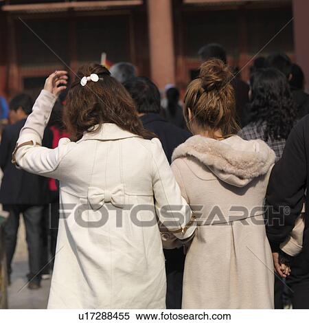 Stock Photography - Tourists at the Forbidden City, Beijing, China. Fotosearch