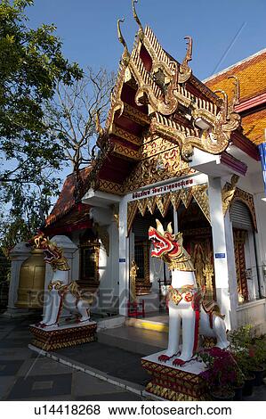 Stock Photo - Wat Phrathat Doi Suthep, Chiang Mai, Thailand. Fotosearch