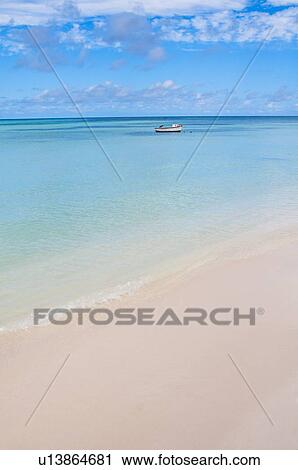 Stock Image - Aruba, beach and sea. Fotosearch