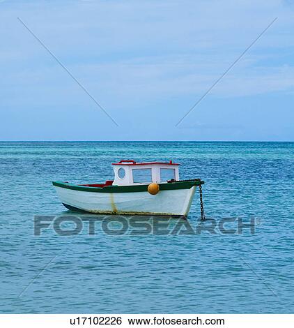 Aruba, boat on sea View Large Photo Image Stock Photograph - Aruba, boat on sea. Fotosearch