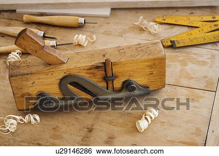 Carpentry tool on floor View Large Photo Image Stock Photograph - Carpentry tool on floor. Fotosearch