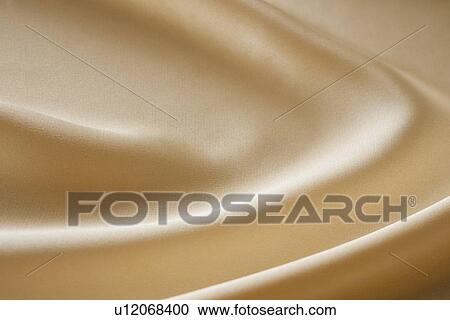 Stock Image - Cream colored silk. Fotosearch