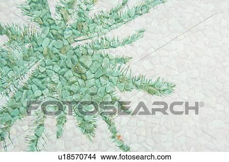 Picture - Leaves reflecting in pond. Fotosearch