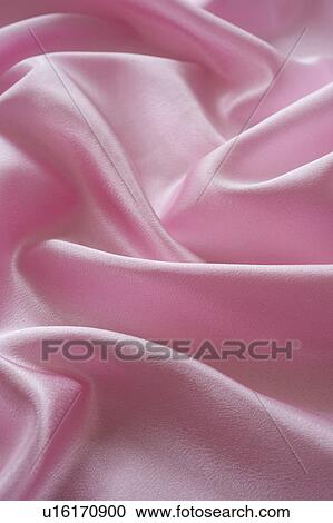 Stock Image - Pink silk. Fotosearch