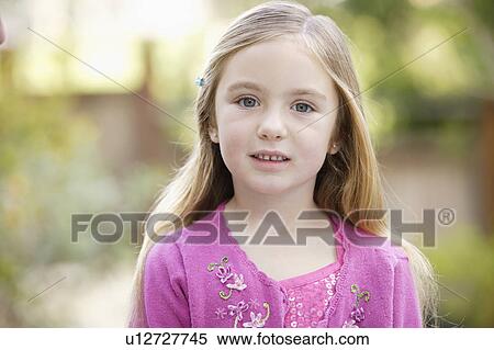 Portrait of girl (4-5) View Large Photo Image Stock Photography - Portrait of girl (4-5). Fotosearch