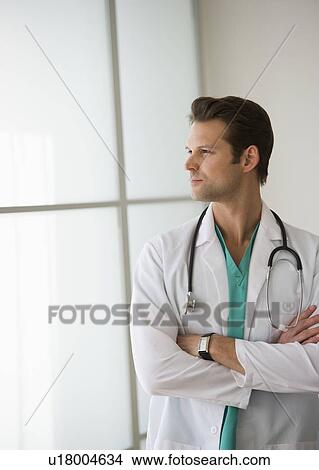 Portrait of male doctor View Large Photo Image Picture - Portrait of male doctor. Fotosearch