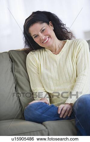 Portrait of mature woman View Large Photo Image Stock Photograph - Portrait of mature woman. Fotosearch