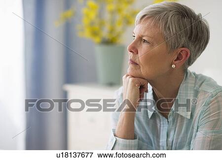 Portrait of senior woman View Large Photo Image Stock Photo - Portrait of senior woman. Fotosearch