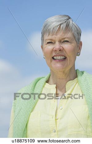 Portrait of senior woman View Large Photo Image Stock Photo - Portrait of senior woman. Fotosearch