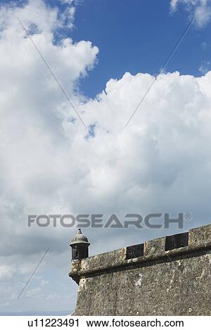 Stock Image - Puerto Rico, Old San Juan, El Morro Fortress. Fotosearch