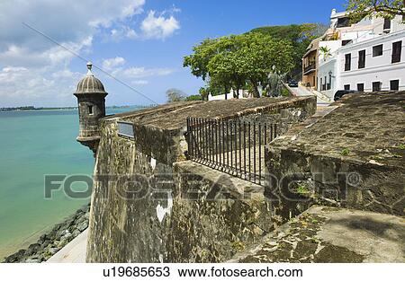 Puerto Rico, Old San Juan, El Morro Fortress View Large Photo Image Stock Image - Puerto Rico, Old San Juan, El Morro Fortress. Fotosearch