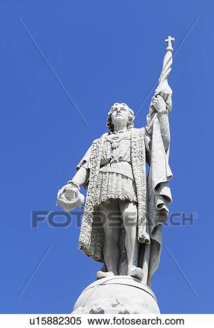 Puerto Rico, Old San Juan, Statue of Christopher Columbus View Large Photo Image Stock Photography - Puerto Rico, Old San Juan, Statue of Christopher Columbus. Fotosearch