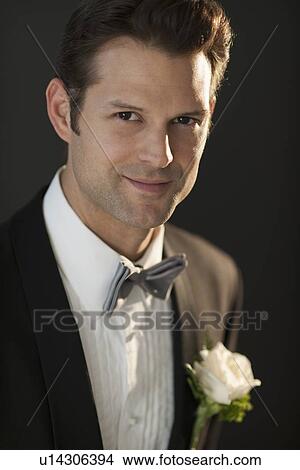 Studio portrait of bridegroom View Large Photo Image Picture - Studio portrait of bridegroom. Fotosearch
