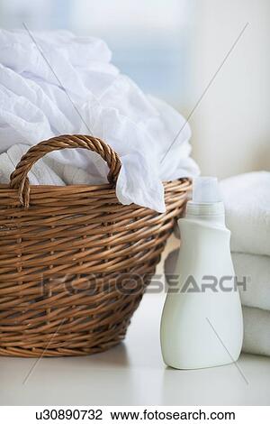 Stock Image - Studio shot of laundry . Fotosearch