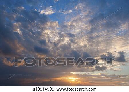 Sunset sky View Large Photo Image Stock Photography - Sunset sky. Fotosearch